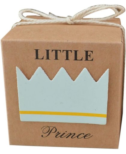 cadeaudoosje Little Prince kado doosje geboorte 25 stuks