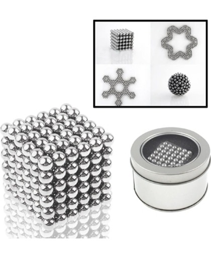Buckyballs Magnetic Balls / Magic Puzzle Magnet Balls (216 pcs Magnet Balls Included), zilver