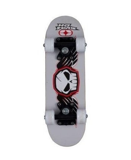 No Fear skateboard doodshoofd 120 x 127 x 430 mm grijs