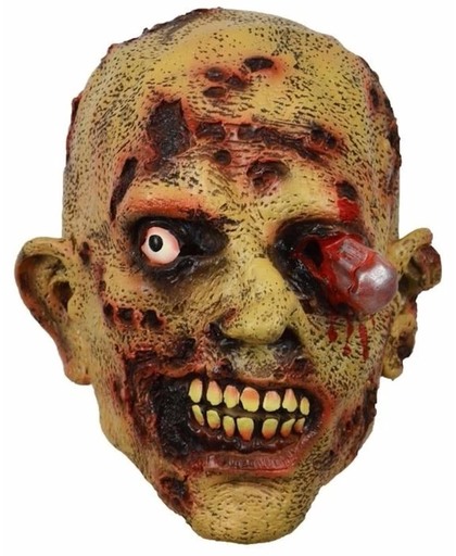 Halloween - Latex horror masker zombie bloedend oog