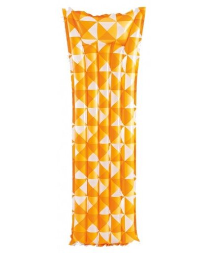 Intex luchtbed Mosaic oranje 183 x 69 cm