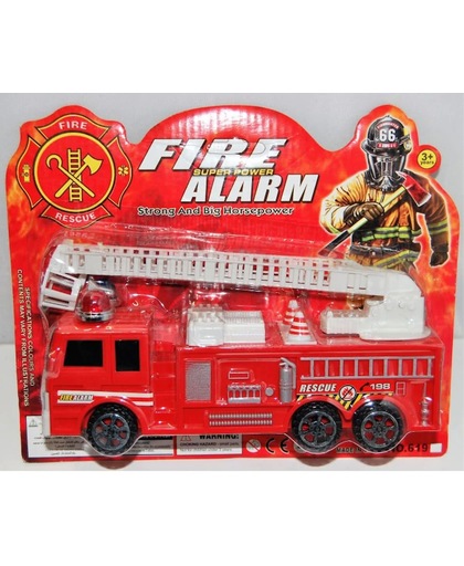 Fire Alarm Brandweer auto - 21x12x6cm