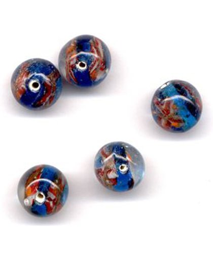 30 Stuks Hand-made Jewelry Beads - Rood - Rond
