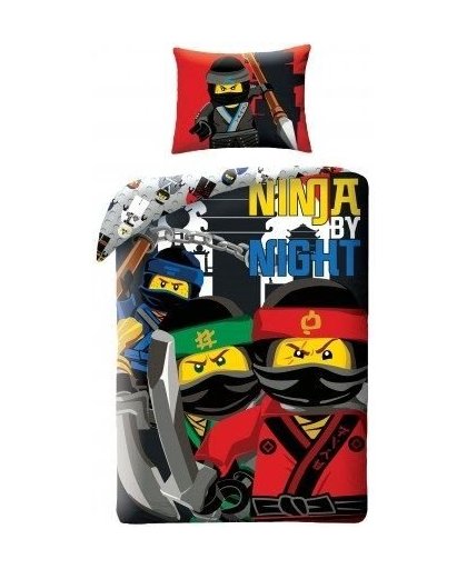 LEGO Ninjago Ninja night dekbedovertrek 140 x 200 cm