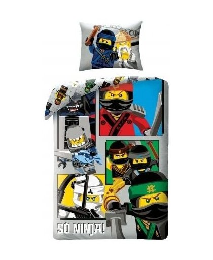 LEGO Ninjago Ninja So Ninja dekbedovertrek 140 x 200 cm