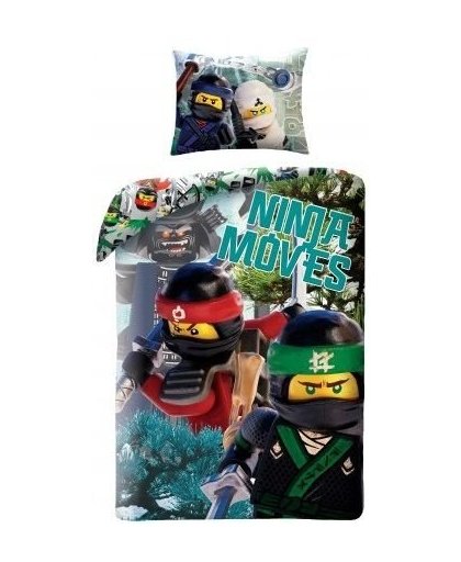 LEGO Ninjago Ninja moves dekbedovertrek 140 x 200 cm