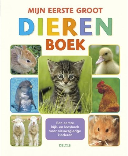 Deltas educatief boek Mijn eerste groot dierenboek 26 cm
