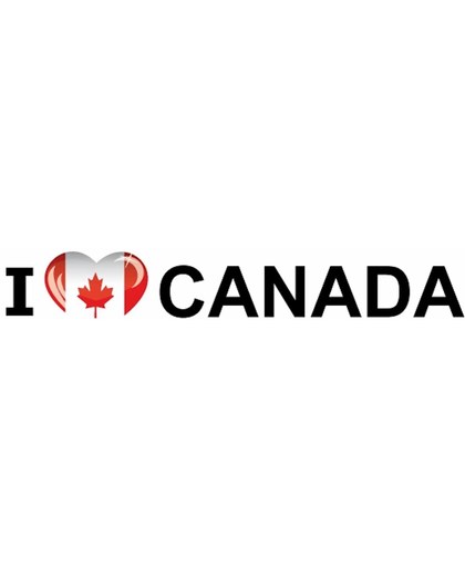 I Love Canada sticker