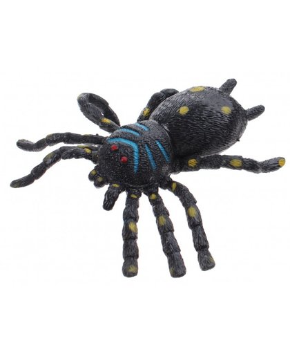 Johntoy stretchy creatures spin 20 cm zwart/blauw