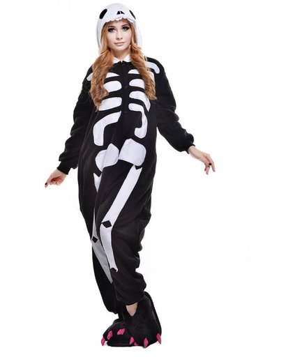 Skelet Onesie voor volwassenen - Skelet Kigurumi Pyjama
