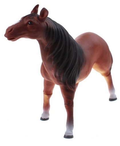 Johntoy Animal World paard 20 cm bruin