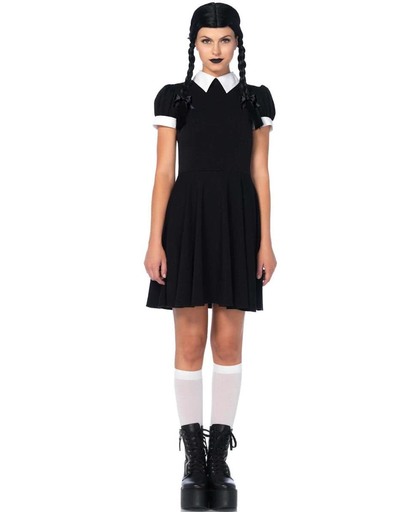 Gothic Schoolgirl kostuum | Wednesday uit de Addams Family XS