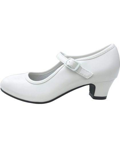 Prinsessen schoenen / Spaanse schoenen wit - maat 32 (binnenmaat 21 cm) bij jurk