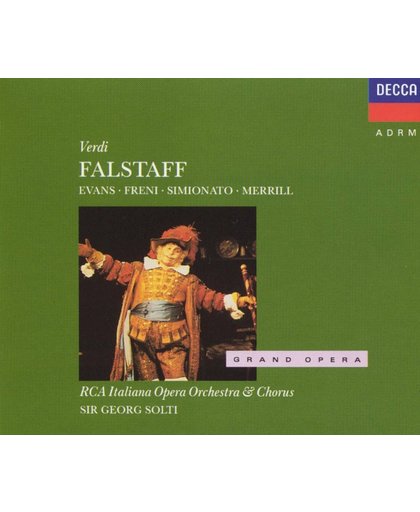 Verdi: Falstaff / Solti, Evans, Freni, Simionato, Merrill