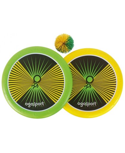 OgoSport vang en werpspel 29 cm geel/groen