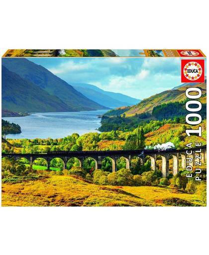 Educa Viaduct van Glenfinnan- Schotland - 1000 stukjes