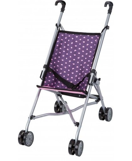 Bayer Dolls Buggy 55 cm paars