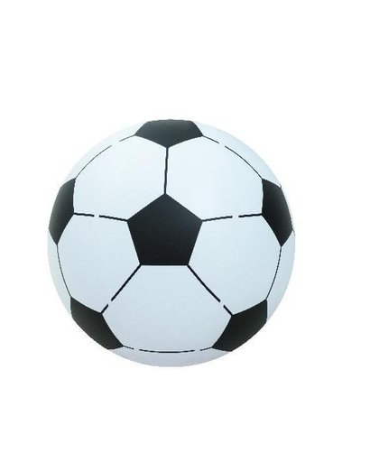 Bestway strandbal Voetbal 122 cm wit/zwart