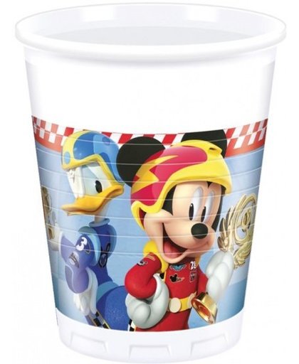Disney feestbekers Mickey Mouse 200 ml blauw 8 stuks