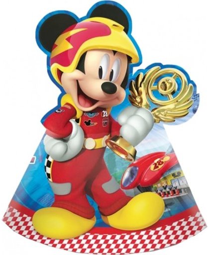 Disney feesthoedjes Mickey Mouse 6 stuks
