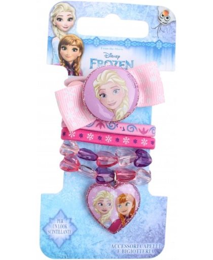 Disney juwelenset Frozen 4 delig roze
