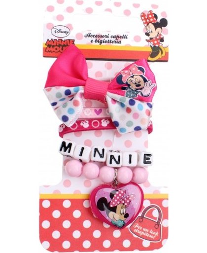 Disney juwelenset Minnie Mouse 4 delig lila