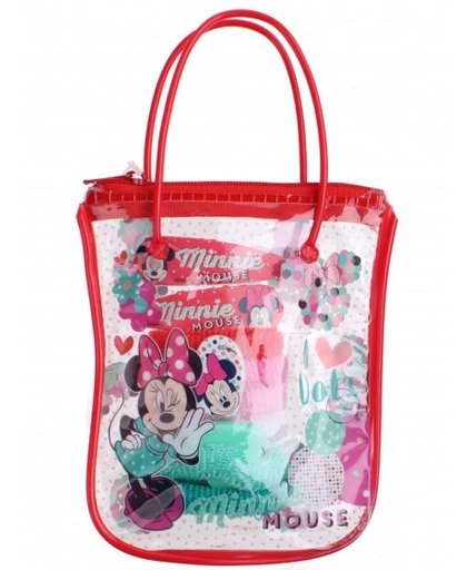 Disney giftbag Minnie Mouse 9 delig rood