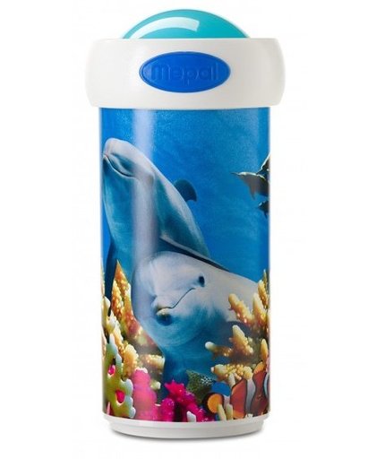 Rosti Mepal Animal Planet drinkbeker 275 ml blauw Dolfijn