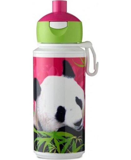 Rosti Mepal Animal Planet Pop up beker 275 ml Panda roze/groen