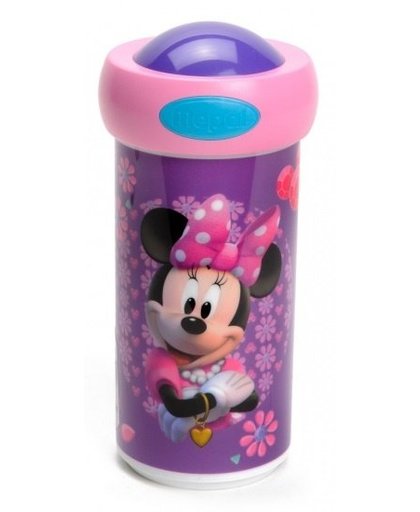 Rosti Mepal schoolbeker Minnie Mouse 275 ml paars/roze