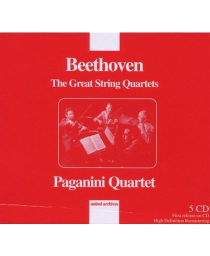 Paganini Quartet - Beethoven, The Great String Quartet