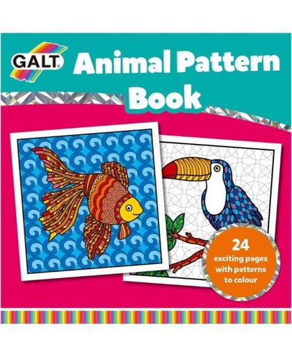 Galt kleurboek Animal Pattern 21 x 21 cm