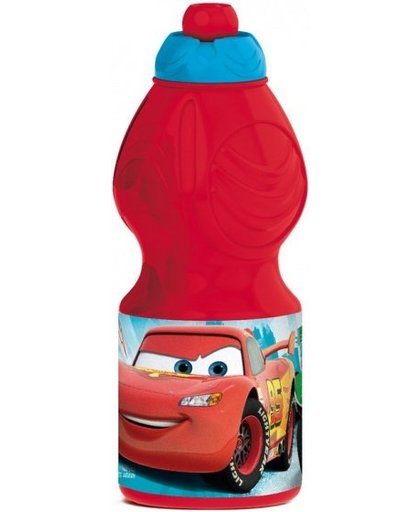 Disney Cars Racing drinkfles 400 ml rood/blauw