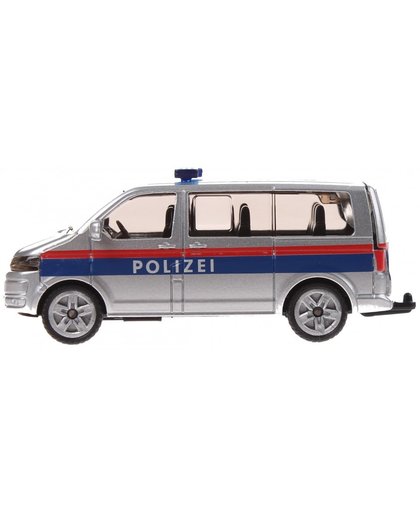 Siku Oostenrijkse politiebus Volkswagen Transporter grijs (1350038)