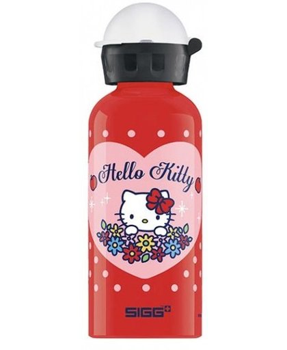 Sigg bidon Hello Kitty hart rood 0,4 liter