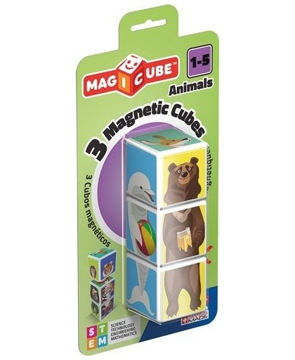 Geomag MagiCube Animals 3 delig