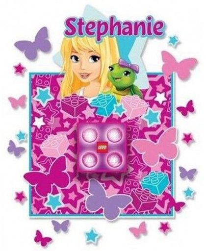 LEGO nachtlamp Friends: Stephanie roze/blauw