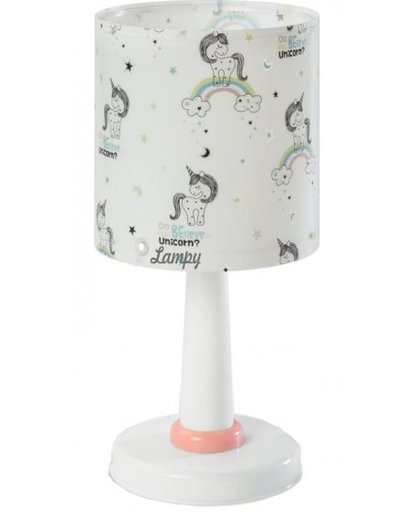 Dalber tafellamp Unicorns 30 cm wit