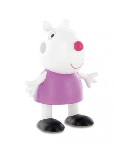 Comansi speelfiguur Peppa Pig: Suzy Sheep 6 cm wit