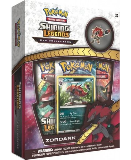 Pokémon Shining Legends Zoroark Pin collection 6 delig (en)