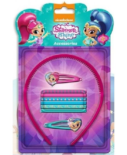 Nickelodeon haaraccessoires Shimmer and Shine 9 delig roze