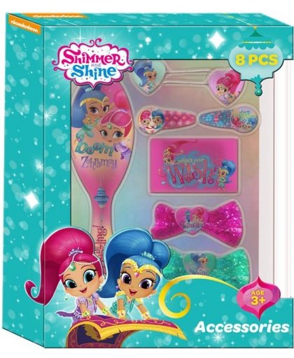 Nickelodeon haaraccessoires Shimmer and Shine 8 delig roze