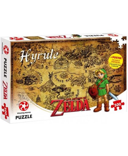 Winning Moves legpuzzel The Legend of Zelda Hyrule 500 stukjes