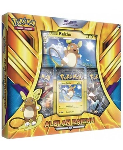 Pokémon box Alolan Raichu verzamelkaarten 6 delig (en)