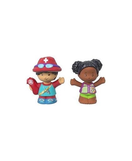 Fisher Price Little People Two Figure Pack Badmeester + Toerist