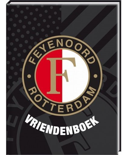 Feyenoord vriendenboekje 19 x 14 cm zwart