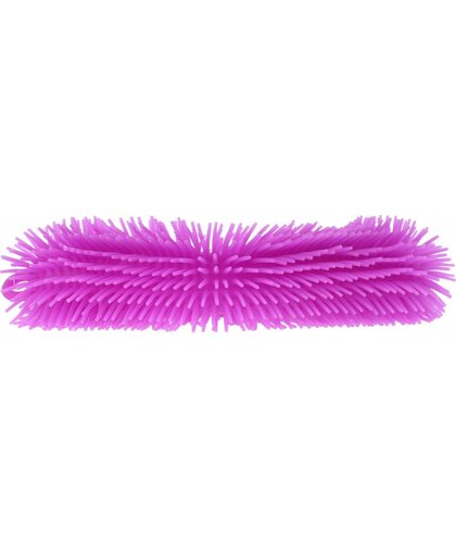 Johntoy fluffy worm paars 33cm