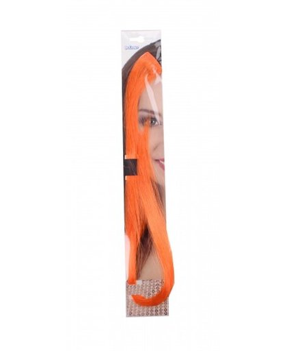 Boland hairextension 54 cm oranje per stuk