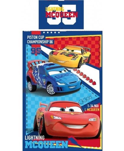 Disney dekbedovertrek Cars Bliksem McQueen 140 x 200 cm rood
