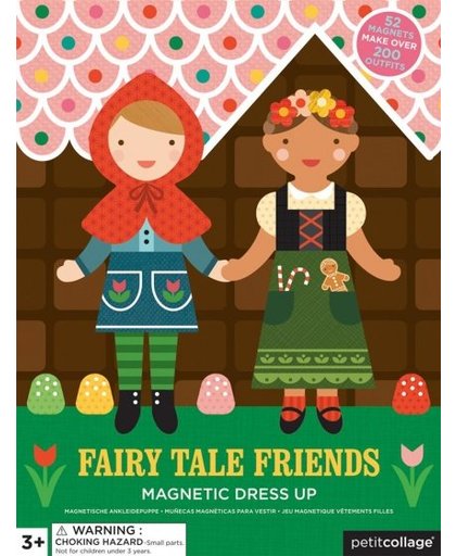 Petit Collage magnetisch speelset Fairy Tale Friends 55 delig